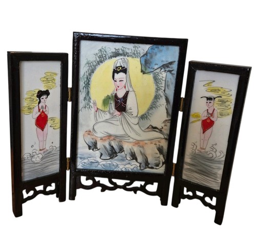 Vtg asian double sided folding - vtg,