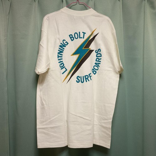 Lightning bolt shirt white - lightning,