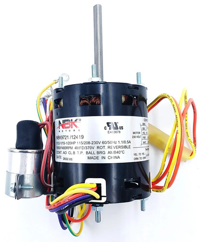 Refrigeration motor for bohn - motor,