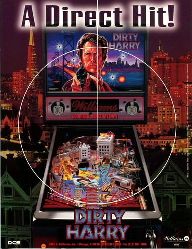 Dirty harry williams pinball - williams,