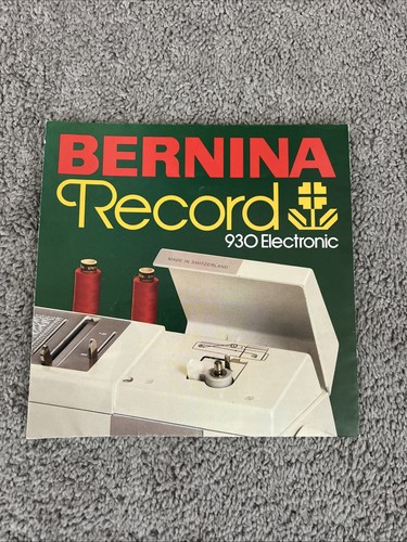 Rare genuine bernina record - rare,