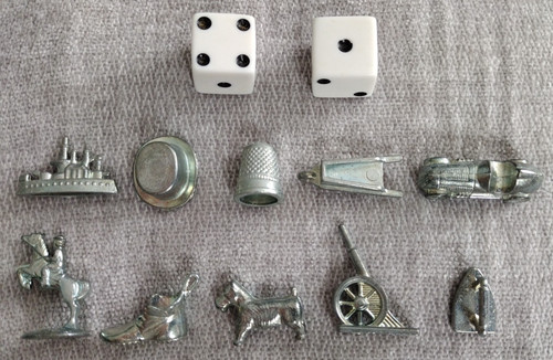 Monopoly board game metal - monopoly,