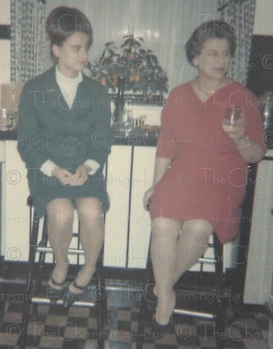 Vintage photo 1960s two women - vintage,