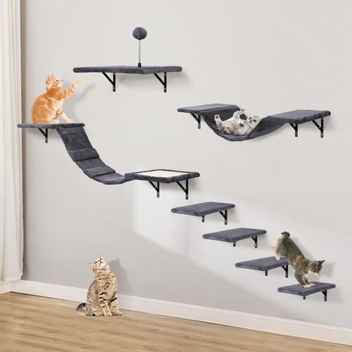 Wallmounted cat climber set - climber,
