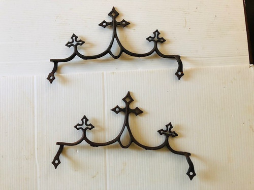 Set two antique cast iron - two,