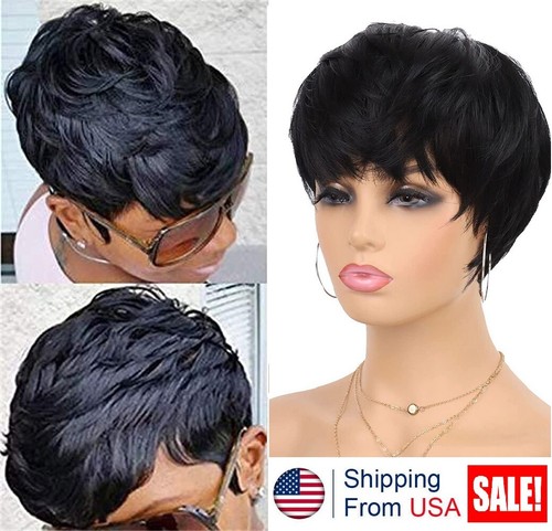 Short pixie wigs - short, brazilian