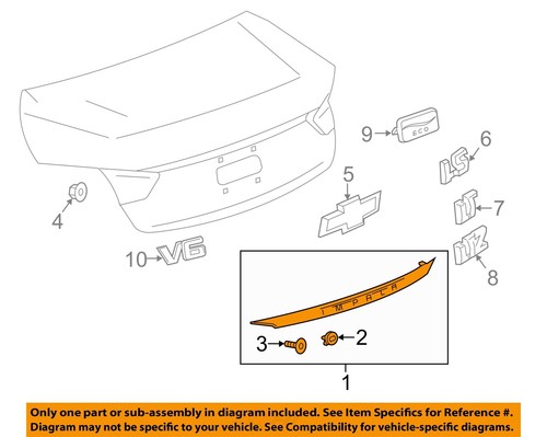 Oem impala trunk lid - trunk,