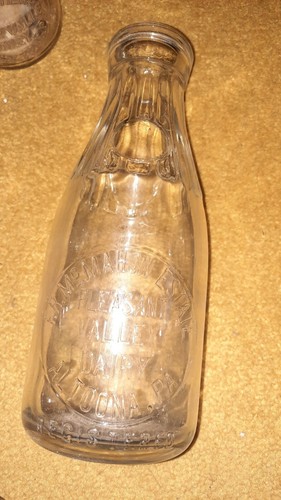Vintage altoona milk bottle - vintage,