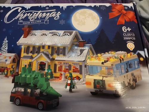 Christmas snow village - christmas,