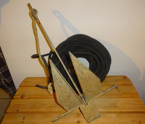 Hooker anchor danforth - 4, lb.