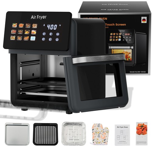 Black air fryer oven - fryer, &