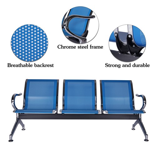 Seat waiting room chair - 3-seat,