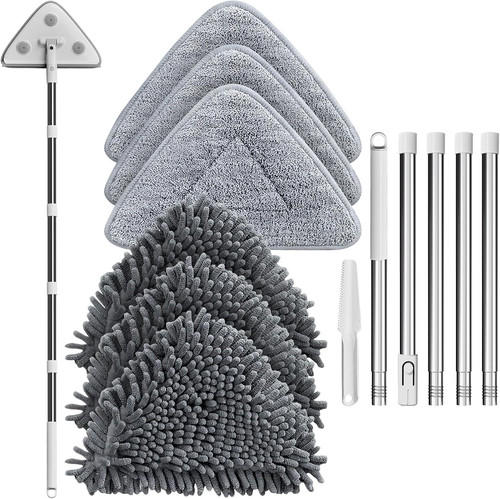 Wall cleaner mop with - cleaner, long