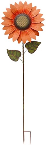 Large metal sunflower - 84.5", h