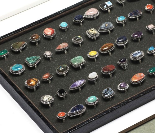 Infinity mix gemstone rings - mix,