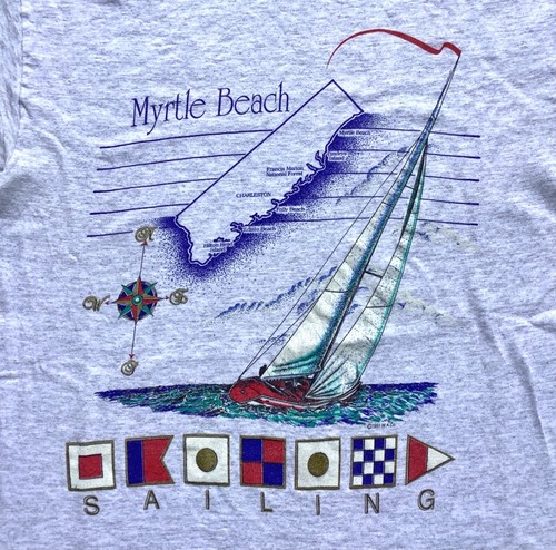 Vtg 90s myrtle beach shirt - myrtle,