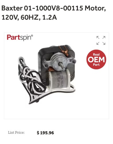 Hobart 1000v8 00115 fan - hobart,