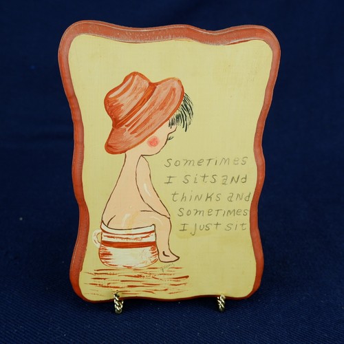 Wooden hand painted wall - hand,