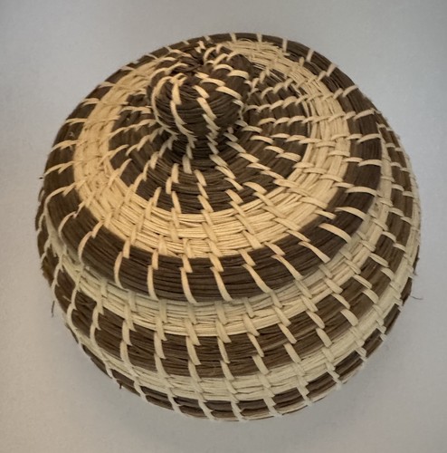 Handmade coiled pine needle - handmade,