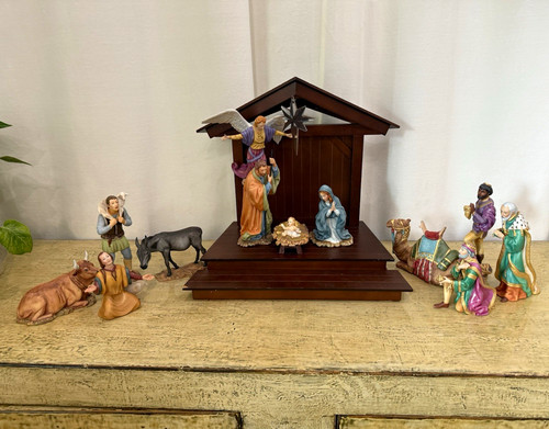 Franklin mint nativity - franklin,