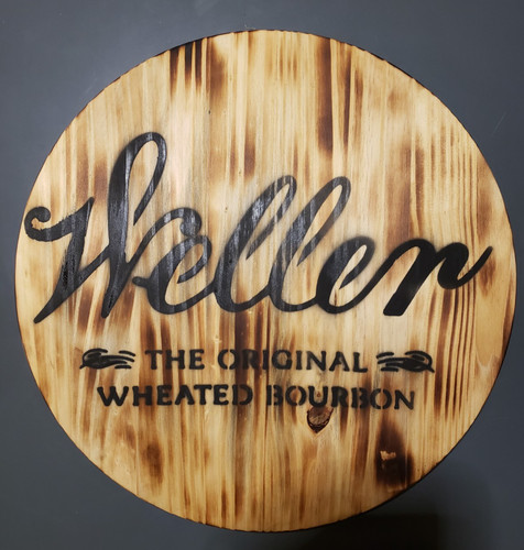Whiskey barrel head signs - whiskey,