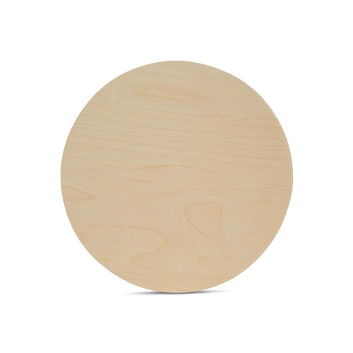 Wood circle discs - circle, 1/4