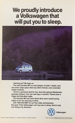 Volkswagen eurovan vintage - volkswagen, mv