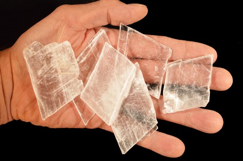 Selenite slab 6 pcs - 2",