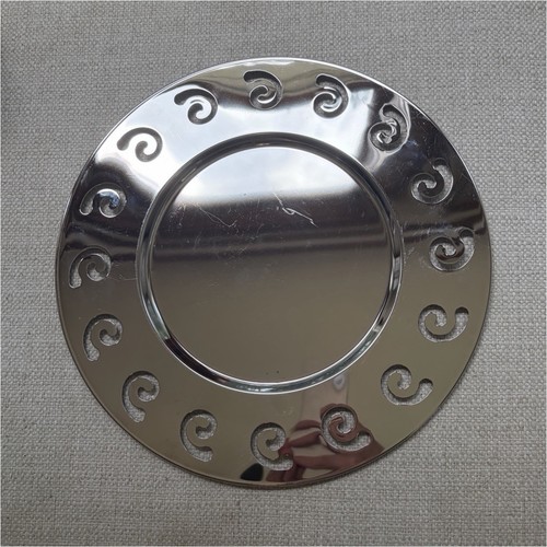 Leonardo round silver tray - round,