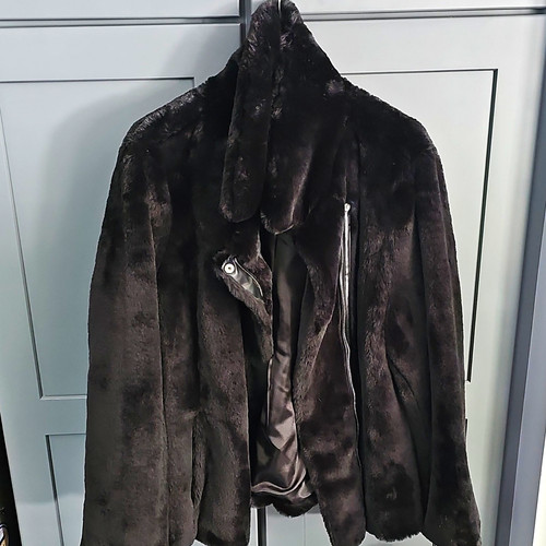 Calvin klein black faux - calvin,