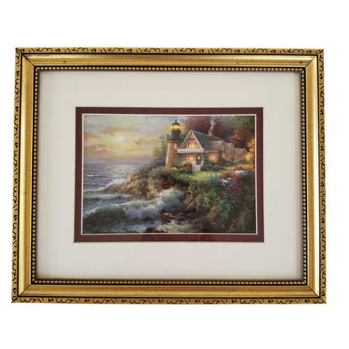 Lighthouse framed art print - lighthouse,