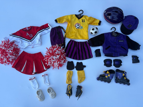 American girl doll athletic - american,