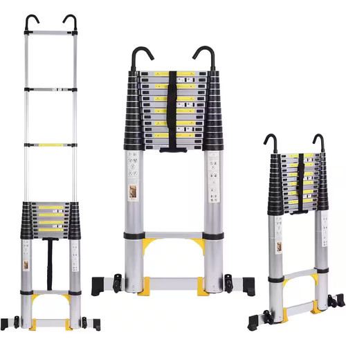 Aluminum telescoping - ft.,