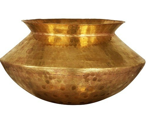 Brass degchi pots indian - degchi,