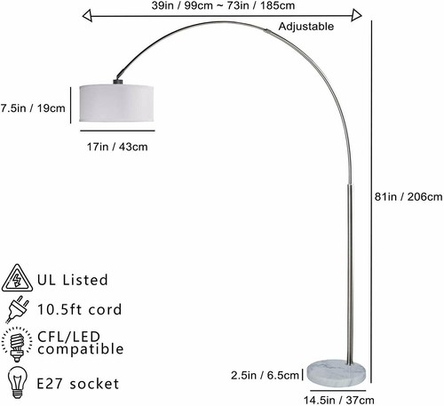 Adjustable tall steel arch - adjustable,