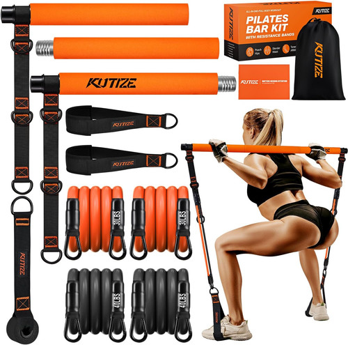 Pilates bar kit with - pilates,