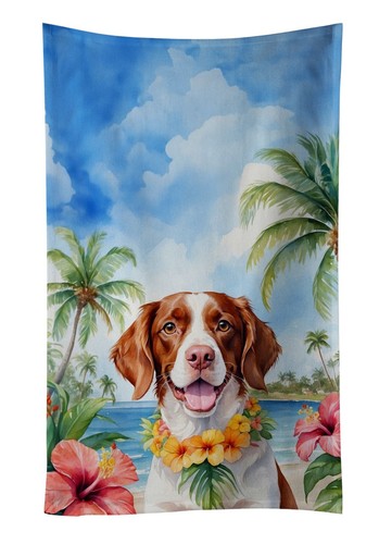 Brittany spaniel luau - brittany,