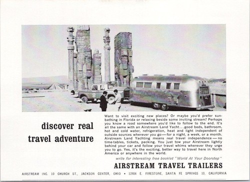 Airstream travel trailers - trailers, 1966