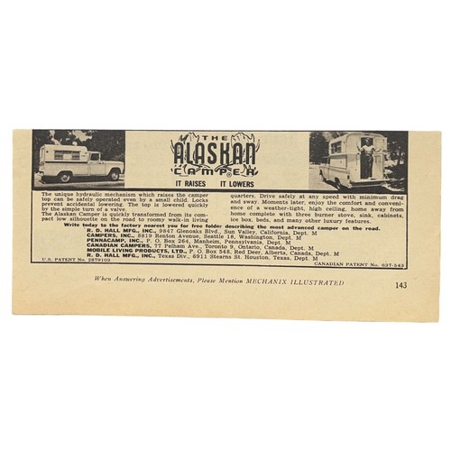 The alaskan camper vintage - camper,