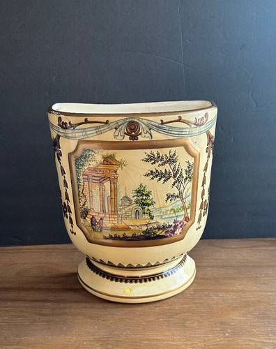 Vintage large wall pocket - vintage,