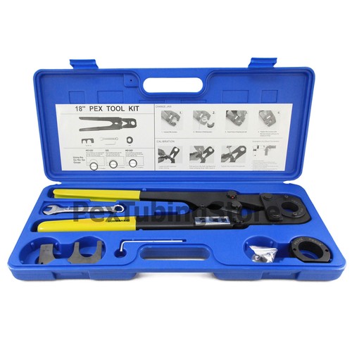 Pex crimp tool kit - kit, for