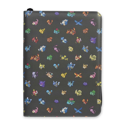 Pokemon pixel zip binder - pokemon,