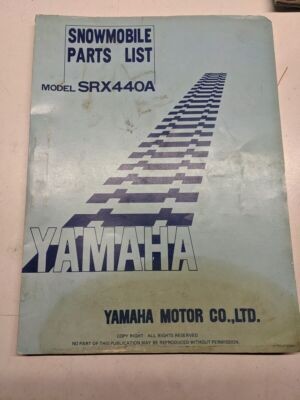 Yamaha parts list book - yamaha, model