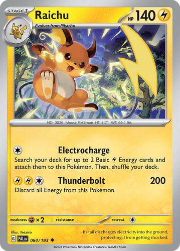 Raichu 064 193 - 064/193, paldea
