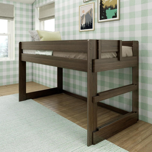 Twin low loft bed - twin,