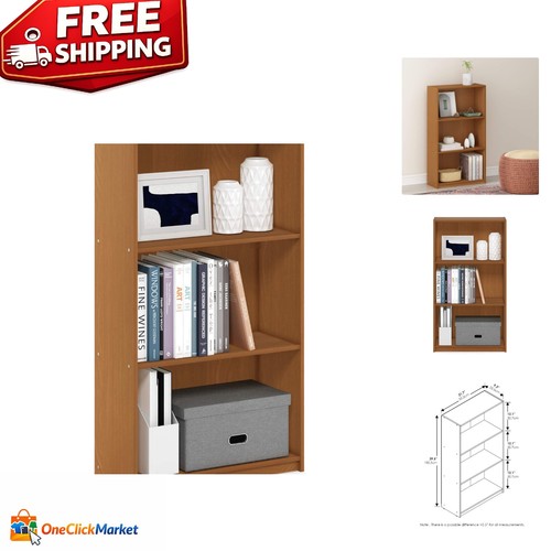 Space saving tier - 3-tier, bookshelf