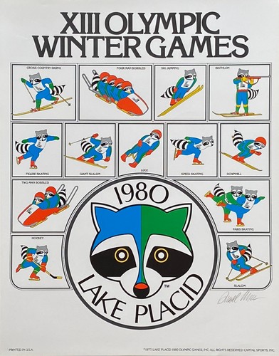 1980 winter olympics poster - 1980,