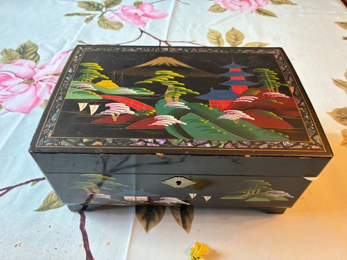 Vintage japanese black - japanese, lacquer