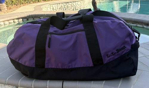 Vintage bean purple duffle - ll,