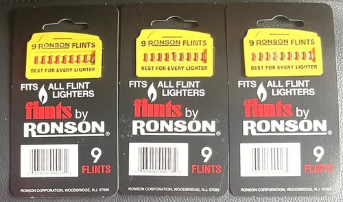 Lighter flints pack of - 3, 9